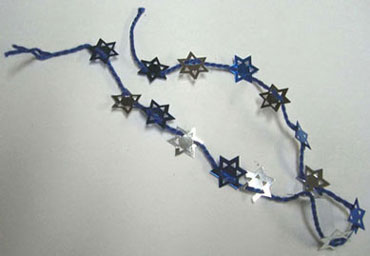 Dollhouse Miniature Star Of David Streamers